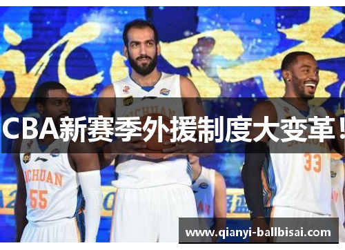 CBA新赛季外援制度大变革！